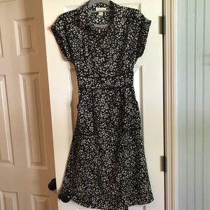 Black and White Shirt Dress sz. Small